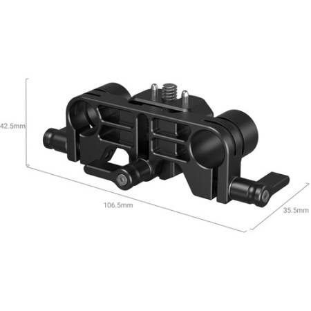SmallRig 3652 - podwójny wspornik prętów 15mm LWS_Wymiary_2